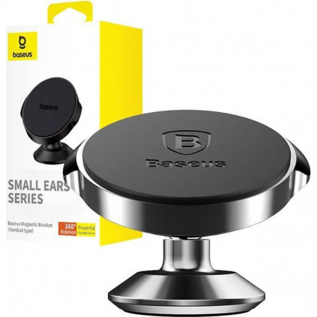 Baseus magnetiline hoidik Small Ears 360° vertikaalne (Overseas Edition), must