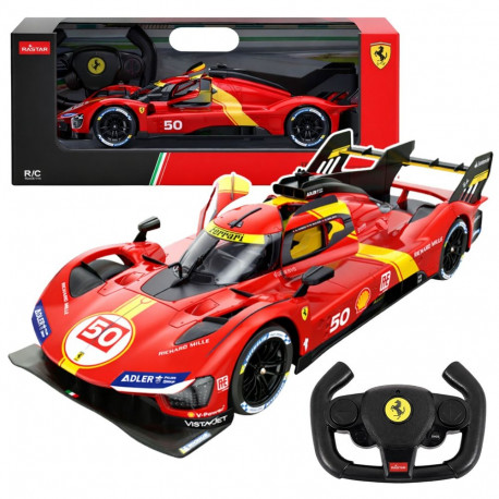 Rastar kaugjuhitav auto Ferrari 499P RC 1:24, punane