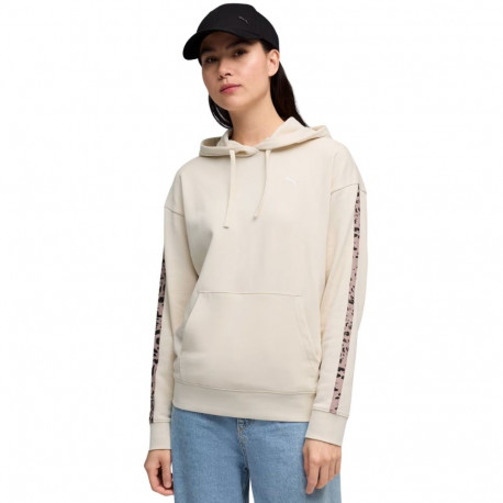 Bluza damska Puma ESS Graphic Animal Comfort Hoodie beżowa 691822 87 XL