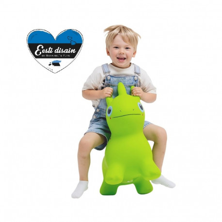 Gerardo's Toys Jumpy hüppeloom Kameeleon, roheline