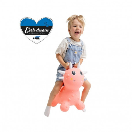 Gerardo's Toys Jumpy hüppeloom Draakon, roosa