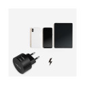 Dual USB socket adapter, 10.5W, 2xUSB-A, black