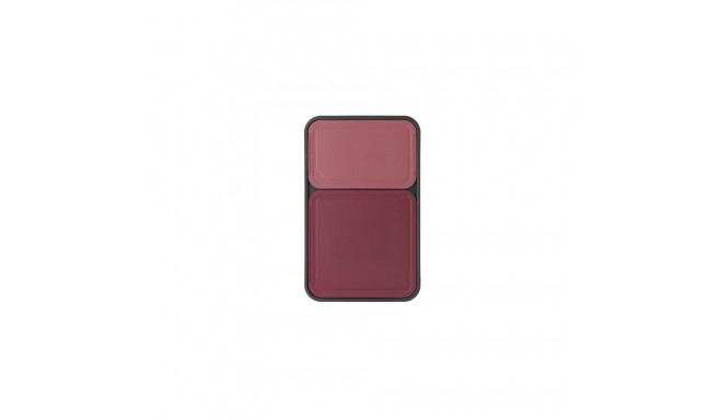 Brabantia Tasty+ kitchen cutting board Rectangular Plastic Burgundy, Grey, Red