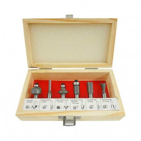 Frēžu komplekts kokam (6gab.) VERKE