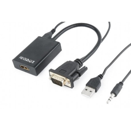 Gembird adapter VGA - HDMI (A-VGA-HDMI-01)