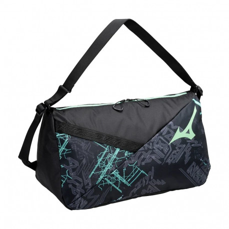 Spordikott Mizuno Holdall WASO must/roheline