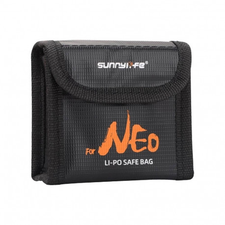 Case - Sunnylife Protective Case for DJI Neo Batteries, Heat Resistant, Black