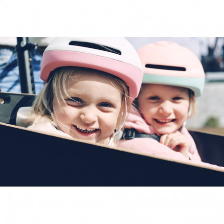 Children's Helmet - HJC GLEO 5-Step Fit System Adjustable MT Grey Pink