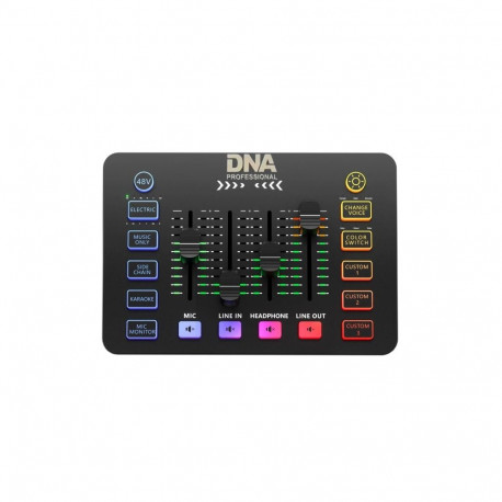 Audio Mixer - DNA Professional SC ONE 2-Channel Analogue Mixer USB Power Black