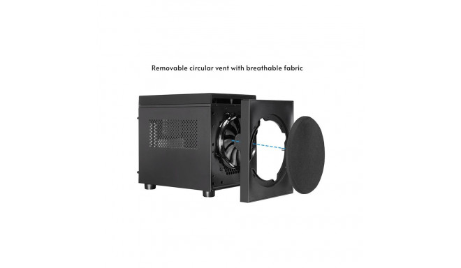 Computer Case - Chieftec CI-03B-OP Mini-ATX Micro ATX 2x 3.5" 2x 2.5" Black