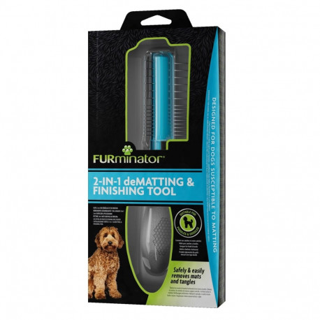 Pet Grooming Tool - FURminator 2 in 1 Stainless Steel Blade 115g