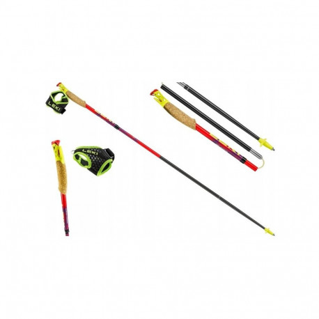 Trekking Pole - LEKI TRL Ultratrail FX One 120 cm Carbon Red