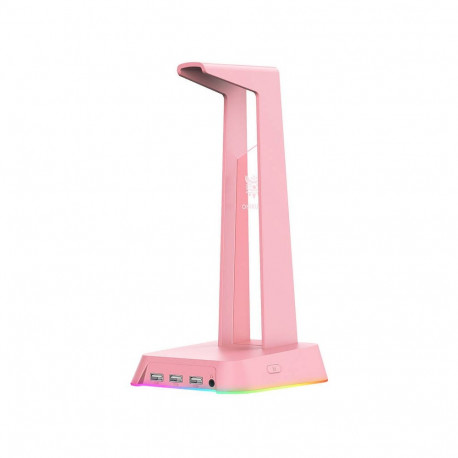 Headphone Stand - ONIKUMA ST-2 RGB with 3 USB Ports and Audio Output Pink