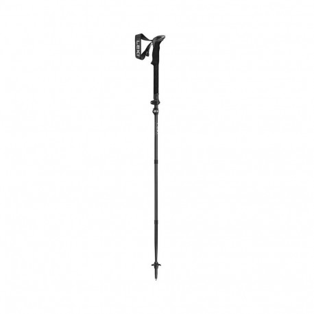 Trekking Pole - LEKI SHERPA FX 120-140 cm, aluminum/carbon, black
