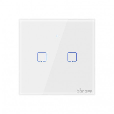 Smart Switch - Sonoff T0 EU TX 2-Channel WiFi Touch Switch 400W