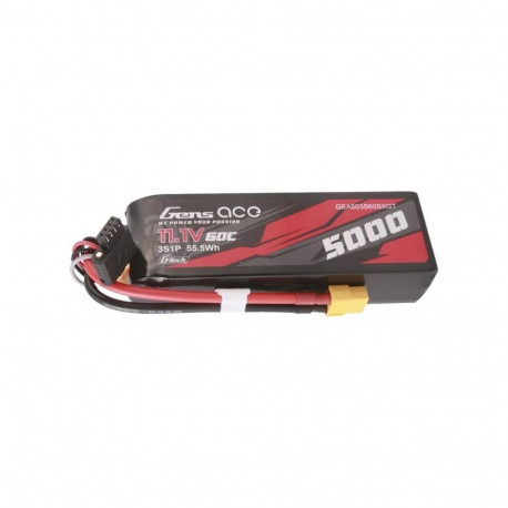 Battery - Gens ace G-Tech 5000mAh 11.1V 60C 3S1P Lipo XT60