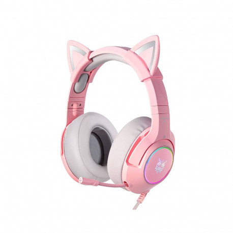 Headphones - ONIKUMA K9 50mm RGB Gaming Headset Pink
