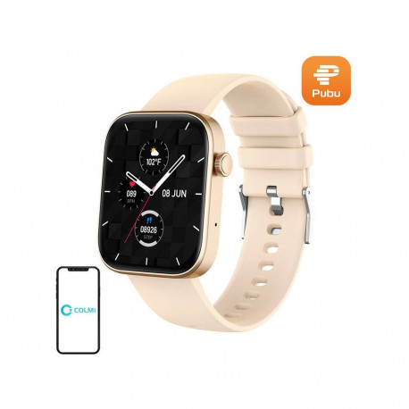 Smartwatch - COLMi P71 1.9" HD, 100+ Sports Modes, Heart Rate, Gold