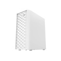Computer Case - darkFlash DK351 Midi Tower, 4 RGB Fans, Tempered Glass, White