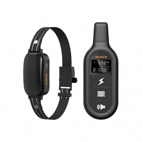 Pet Collar - Rojeco PD521 Electric Barking Collar, 1000m range, waterproof, black