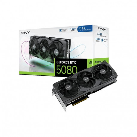 Graphics Card - PNY GeForce RTX 5080 16GB GDDR7 2730MHz Triple Fan