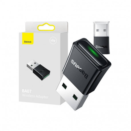 Adapter - Baseus BA07 Bluetooth 5.3 Wireless Adapter, 20m Range, Black
