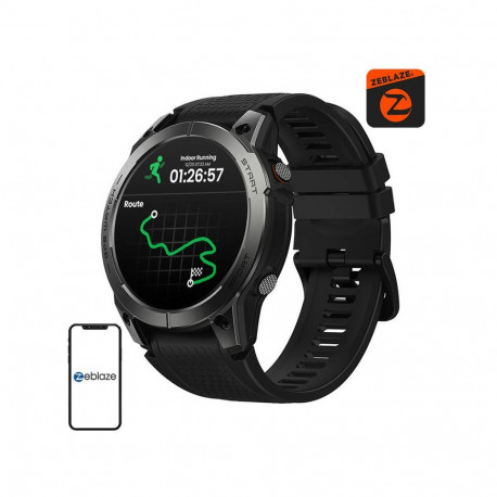 Smartwatch - Zeblaze Stratos 3 Pro 1.43" AMOLED GPS 45 Days Battery Black