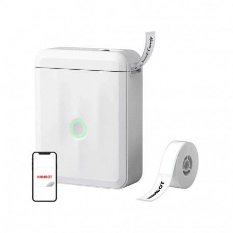 Label Printer - NIIMBOT D110M Portable Thermal Printer 12mm 1500mAh White