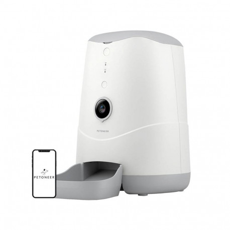 Pet Supplies - Petoneer PF007 Smart Food Dispenser with Camera 3.7L White