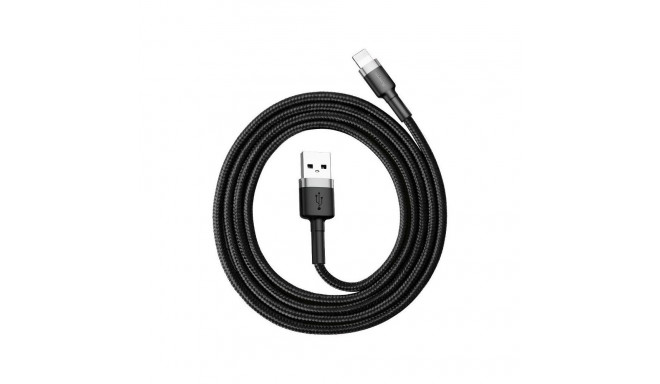 USB Cable - Baseus Cafule Lightning Cable 2m 1.5A Gray/Black