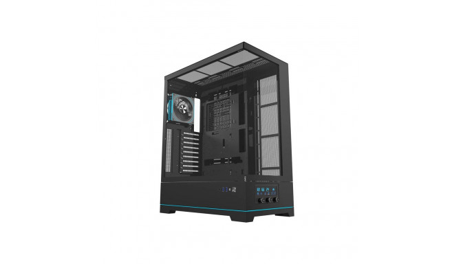 Computer Case - darkFlash DY451L PRO ARGB, tempered glass, large tower, black