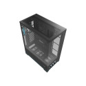 Computer Case - darkFlash DY451L PRO ARGB, tempered glass, large tower, black