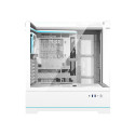 Computer Case - darkFlash DY450 PRO ATX, USB-C, 7 Fan Support, White