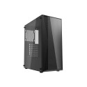 Computer Case - darkFlash DK352 Plus ATX, M-ATX, ITX, E-ATX, 4 ARGB fans Black