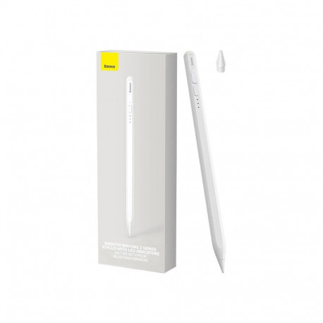 Tablet Stylus - Baseus Smooth Writing Stylus USB-C, 11h Battery Life, White