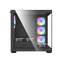 Computer Case - darkFlash DS900 Mid-Tower with 7 ARGB Fans Black