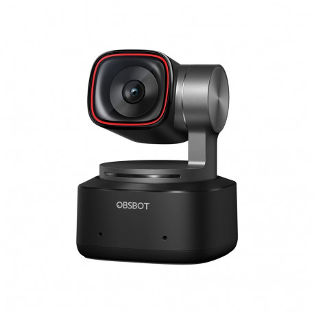 Webcam - OBSBOT Tiny 2 4K AI Tracking Gesture Control Black