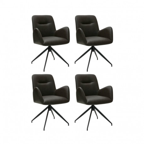 Söögitool JENNIFER käetoega, tumepruun