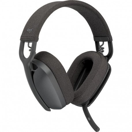 Logitech Headset Zone Vibe 100 Wireless graphite USB-C BT Leicht,  kabellos, ohrumschließend