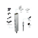 USB-jaotur USB3.2 3xUSB-A 1x RJ45 Gigabit Ethernet