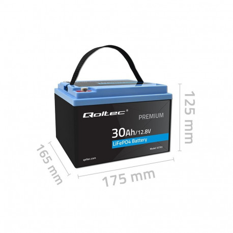 LiFePO4 aku 12.08V, 30Ah, 384Wh, BM