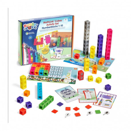 Learning Resources MathLink Cubes Numberblocks 1-10 tegevuskomplekt LSP0949-SCA