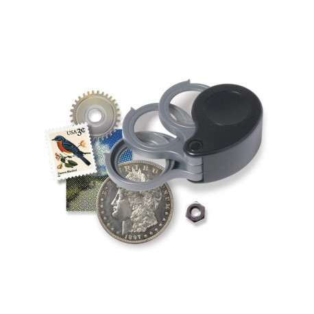 Magnifying glass TriView 5x/10x/15x, Carson