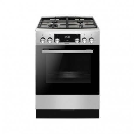 Gaasipliit elektriahjuga, Hansa, 60cm, rst.vaba