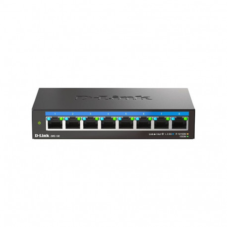 D-Link DMS-108/E | 8-Port 2.5G Multi-Gigabit Desktop Switch | Desktop | Unmanaged
