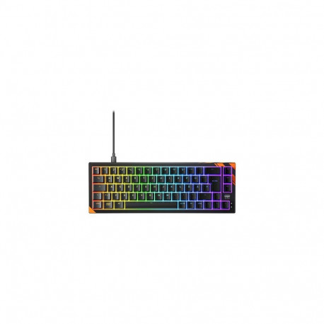 CHERRY K5 PRO TMR COMPACT keyboard Gaming USB QWERTZ German Black, Orange