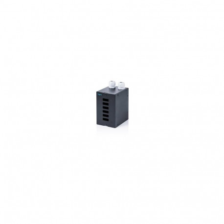 Digitus Fiber optic DIN rail distributor, 6 port, SC DX/LC Quad, black