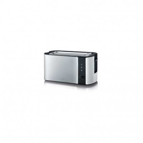 Severin AT 2590 toaster 2 slice(s) 1400 W Black, Silver