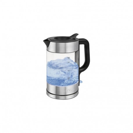 ProfiCook PC-WKS 1322 G electric kettle 1.7 L 2200 W Silver, Black, Transparent