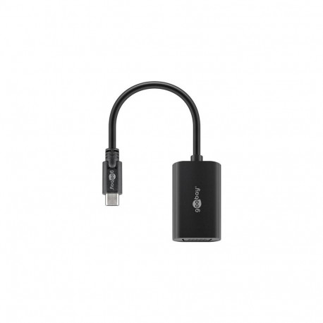 Goobay USB-C VGA Adapter, Black, 0.2 m